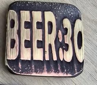 Brass handmade Ranger-Eye Patches Velcro Backed