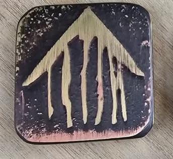 Brass handmade Ranger-Eye Patches Velcro Backed