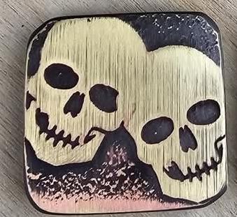 Brass handmade Ranger-Eye Patches Velcro Backed
